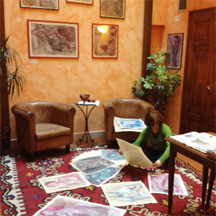 vivere l'arte disegni mostre colore charme
